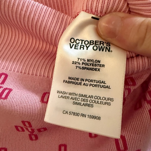 OVO - Woman’s Monogram Rib Knit Bike Short - Picture 3 of 4